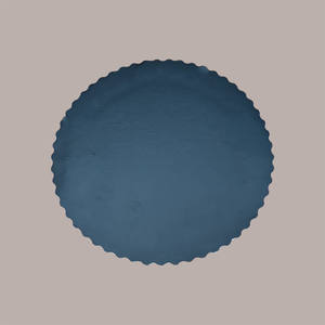 25 tableros desechables de cartón para tartas de oro y Negro microtriples, tableros de exhibición de 22cm de diámetro para postres - Product Image 4