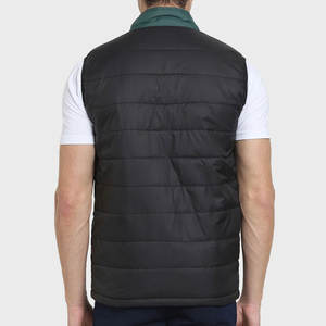 2025 Color sólido Casual hombres Puffer chaleco Streetwear nueva moda a prueba de viento hombres Puffer chaleco para adultos - Product Image 3
