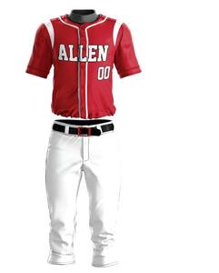 Venta al por mayor de ropa deportiva transpirable personalizable precio de fábrica su propio diseño impreso entrenamiento Softball béisbol Softball - Product Image 4