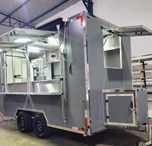 Remorque alimentaire Airstreams en acier inoxydable Équipement de cuisine complet pour snack-restauration-pour hot dogs hamburgers barbecue - Product Image 6