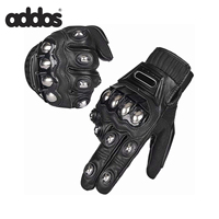 Gants de course en cuir PU de haute qualité, unisexes, pour l'été, compatibles avec les écrans tactiles, antidérapants, personnalisables, pour moto