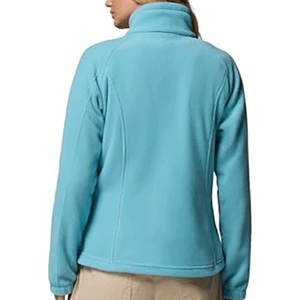 Respirant OEM impression personnalisée vêtements de rue à la mode col rabattu vêtements d'hiver veste polaire de style décontracté pour les femmes - Product Image 6