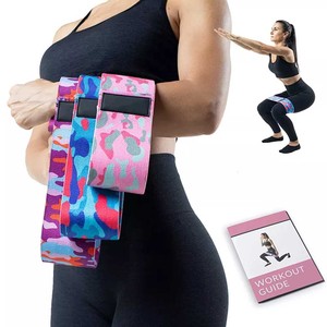 Banda para glúteos para entrenamiento, banda para ejercicio, antideslizante, resistente al estiramiento, de algodón, nueva - Product Image 6