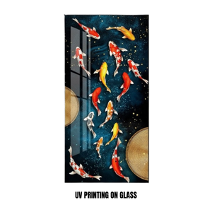 Impression UV sur verre, art mural décoratif |   Panneaux de verre imprimés UV personnalisés pour la décoration intérieure |   Œuvre d'art en verre personnalisée - Product Image 1