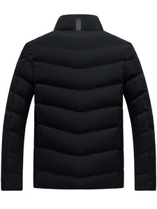 เสื้อแจ็คเก็ตซาฟารีสำหรับผู้ชายผ้าคอตตอนเนื้อบางกันน้ำมีขาตั้งโลโก้ออกแบบได้ตามต้องการสำหรับฤดูหนาว - Product Image 6