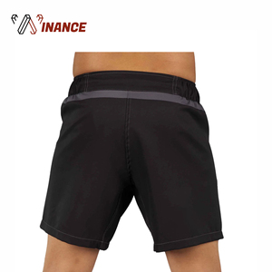 Short de boxe MMA pour hommes pour adultes Logo personnalisé en polyester et élasthanne conçu pour le combat et l'entraînement Service OEM disponible - Product Image 5