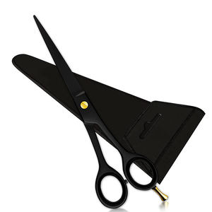 Coupe de cheveux sur mesure couleur noire avec étui vente en gros de ciseaux de salon maison et professionnels - Product Image 1