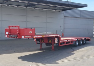 Hot Trending! Used 2007 Low-Loader Semi-<b>Trailer</b> 1xSteering Axles - Product Image 1