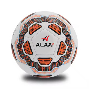 Alaay, balón de fútbol personalizado de tamaño oficial 5, Fútbol cosido a máquina de cuero de PVC suave para juegos y entrenamiento al aire libre - Product Image 1