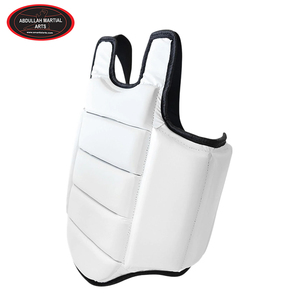 Protector de Pecho para Boxeo de Piel Sintética PU, Color Blanco, Nuevo, del Mejor Proveedor, OEM ODM, de ABDULLAH MARTIAL ARTS - Product Image 3