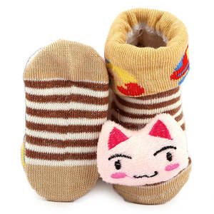 Newborn <b>Booties</b> - Brown - Product Image 3
