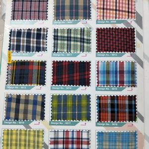 ผ้าทอคุณภาพสูงจากเส้นใยโพลีเอสเตอร์ผสมฝ้ายย้อมสีสำหรับทำชุดนักเรียน ใช้เป็นวัตถุดิบสำหรับเสื้อเด็กชายและเด็กหญิง - Product Image 1