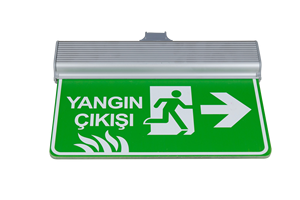 Alfamax LIFE-X LED Emergency Exit <b>Sign</b> Luminaire 3-5 Hours Ni-<b>Cd</b> Battery Backup IP40 Rated Ra>80 CRI High Visibility Light - Product Image 3