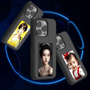 2024 New ODM DIY quà tặng thông minh Điện thoại di động 13 14 15 Pro Max E Ink ai hình ảnh TPU cao su mềm bảo vệ màn hình mực trường hợp điện thoại - Product Image 2