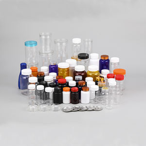 30 мл акриловые пластиковые экологичные перерабатываемые квадратные прозрачные флаконы для упаковки лекарств, таблеток, капсул, с возможностью выбора цвета - Product Image 5