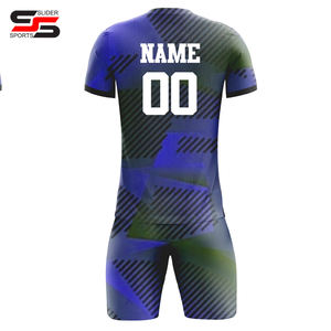 Uniformes de fútbol de sublimación de alta calidad Banco Entrenamiento de fútbol juvenil Diseños personalizados Camiseta de fútbol para hombres - Product Image 4