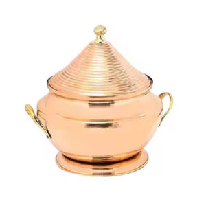 Présentoir de chauffe-buffet antique en acier inoxydable finition cuivre pour Offre Spéciale - Product Image 5