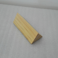 Plaques nominatives en bois double face, plaque de nom de bureau vierge pour entreprise, support en pin, blocs triangulaires de table, panneau signalétique pour salle de classe