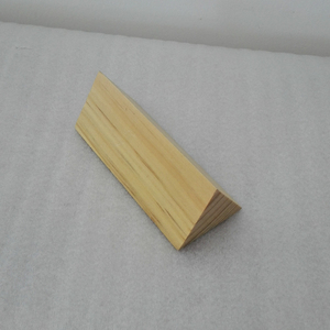 Targhette in Legno Bifacciali, Porta Nome da Scrivania in Pino per Ufficio, Blocco Triangolare per Segnaletica in Aula - Product Image 4