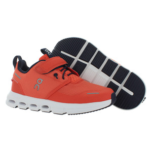 Chaussures pour garçons On Cloud Play PS, couleur : flamme/blanc, 100% authentiques - Product Image 2