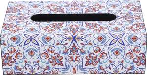 Boîte à mouchoirs élégante en MDF avec motif imprimé imperméable pour la décoration de la maison et du restaurant par HF Crafts - Product Image 6
