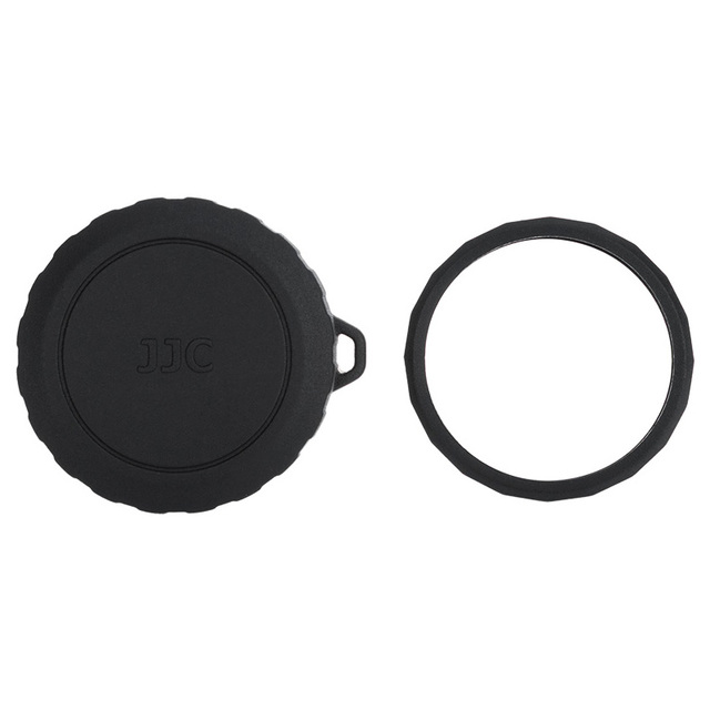 JJC Lens Cap for DJI Osmo Action 5 Pro 4 3 Protective Cover with Anti-Loss String & Silicone Ring Protect Screen From Crack Dust