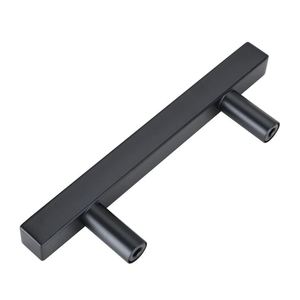 Poignée de tirage d'armoire à tiroirs créative noir mat pour la maison cuisine bureau meubles quincaillerie porte tiroir armoire poignée d'armoire - Product Image 6