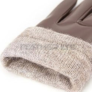 Gants en cuir personnalisés pour hommes Taux de vente total Gants à la mode 2024 Doigt complet Gants de mode en cuir - Product Image 4