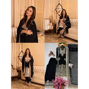 Salwar Kameez de Diseño de Lujo en Falsa Georgette con Hermoso Bordado de Lentejuelas, Ropa de Mujer para Uso Diario y Fiestas, Secado Rápido, para Todas las Temporadas - Product Image 1