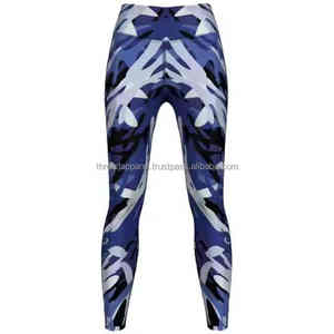 Mallas ajustadas de diseño personalizado para mujer al por mayor mallas de fitness transpirables sublimadas para mujer - Product Image 4