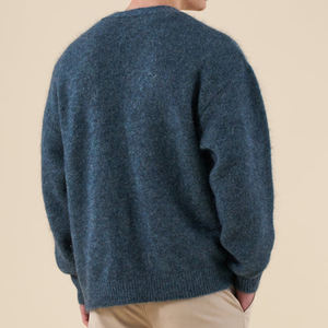 Pulls pour hommes à manches longues, best-sellers, vente en gros, personnalisés, respirants, doux, meilleur design, nouvelle arrivée d'hiver, pulls en mohair pour hommes - Product Image 2