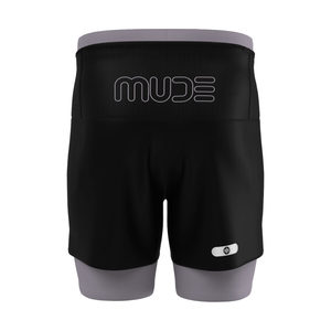 Cuissard et collant 360 pour homme Noir Gris - Product Image 4