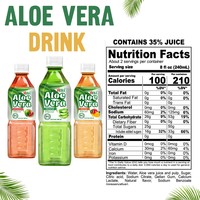 Aloë Vera Aardbeiensap Drank-500Ml (Verpakking Van 24), Nul Suiker En Nul Calorieën, Seltzer Water, Groothandelsleveranciers