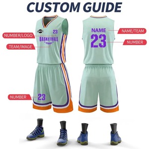 Uniformes personalizados para entrenamiento de equipo, camisetas de baloncesto para hombre, Color degradado, última moda - Product Image 2