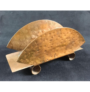 Support de porte-mouchoirs en laiton artisanat classique moderne feuille conception porte-serviettes en laiton à des prix compétitifs - Product Image 2