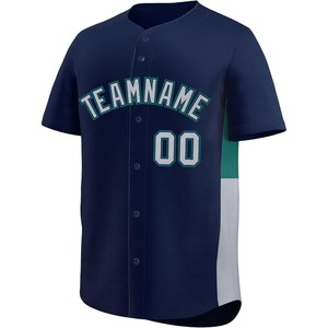 Baseball Jersey Fashion Style Streetwear Bouton Up Personnalisé Brodé Nom de l'équipe Joueur Numéro Vintage Sports Look Soft Fit - Product Image 4