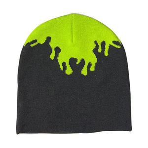 Gorras de lana personalizadas, gorros de punto de calidad premium, gorros de invierno cálidos con logotipo personalizado para mujeres y hombres 2025 - Product Image 1