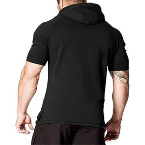 2025มีฮู้ดแบบรูดซิปสำหรับผู้ชายผ้าคอตตอนพิมพ์ลายโลโก้ตามสั่งใหม่ - Product Image 2