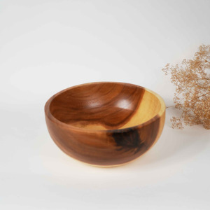 Prix bon marché ensemble de bols en bois bols en bois pour le mélange et le service de salade de légumes de eco farmie export co ltd vietnam - Product Image 2