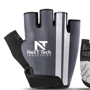 Guantes transpirables de entrenamiento para levantamiento de pesas, servicio OEM, guantes de culturismo de cuero sintético hechos a medida - Product Image 2