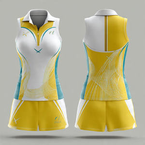 Ropa Deportiva, Vestidos de Netball para Mujer, Alta Calidad, 100% Poliéster, Uniformes de Entrenamiento de Netball, Vestidos, Top - Product Image 2