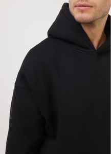 Pantalon de survêtement à capuche en molleton décontracté pour hommes Sweat à capuche à manches longues en coton et polyester avec poche kangourou Survêtement de coupe régulière - Product Image 2