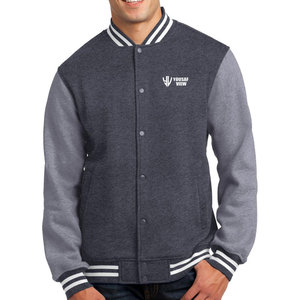 Chaqueta con letras de invierno para hombre con logotipo personalizado prendas de vestir de moda con cuello levantado y logotipo frontal MOQ bajo - Product Image 1