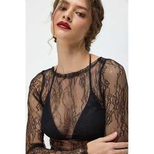 Blusa de Tul con Encaje - Product Image 3