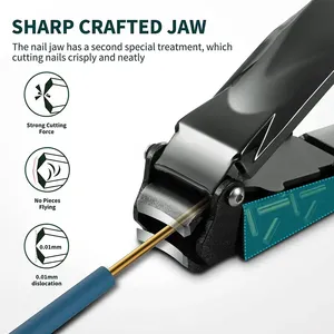 OEM Customisable Durable Portable Silver Stainless Steel <b>Nail</b> <b>Clippers</b> Cutter Baby's Toenail Finger Cuticles Pedicure Ingrown - Product Image 6