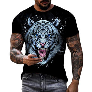 Camisetas de Hombre de Última Moda, Impresas con Serigrafía, Alta Calidad, Mejor Fabricación, Nuevo Arribo, Servicio OEM, Camiseta de Hombre con Impresión Serigrafiada - Product Image 3