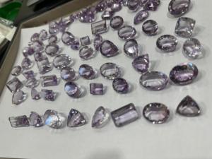 Pierres précieuses d'améthyste rose naturelle Lots en vrac Pierres précieuses d'améthyste en gros Pierres précieuses d'améthyste rose de taille libre - Product Image 2