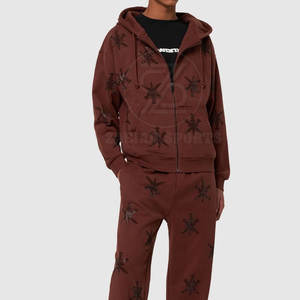 Sweats à capuche en coton mélangé avec strass pour hommes Sweats à capuche avec strass pour hommes Sweats à capuche personnalisés avec strass de base - Product Image 4