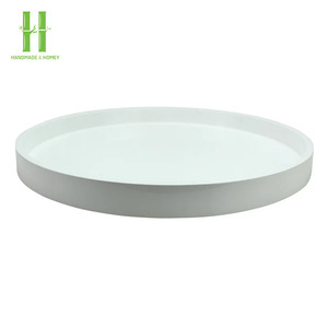 Bandeja Redonda de Servicio de Diseño Elegante y Color Personalizado, Bandejas Decorativas Hechas a Mano de Lujo para el Hogar, Provenientes de Vietnam - Product Image 2