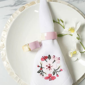 Porte-serviettes en corne de buffle, forme ronde, porte-serviettes pour hôtels de luxe, restaurants et tables de mariage, haute qualité - Product Image 1